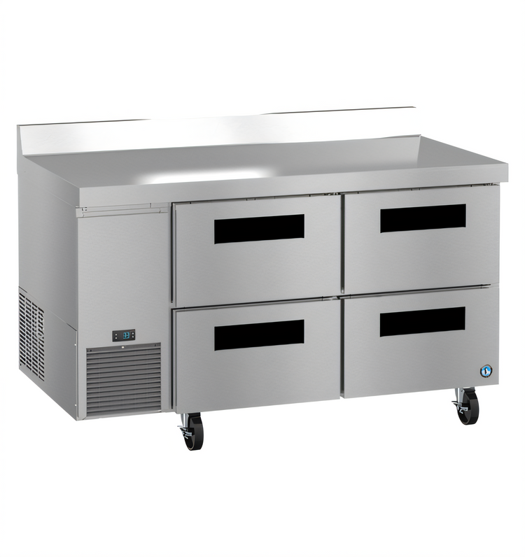 Product image #1 for Hoshizaki Steelheart 60-Inch Two-Section Worktop Refrigerator with 4 Drawers