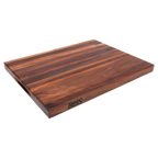 Thumbnail image #1 for John Boos Boos Block WAL-R01 Reversible American Black Walnut Edge-Grain Cutting Board, 18 x 12 x 1-1/2 Inch