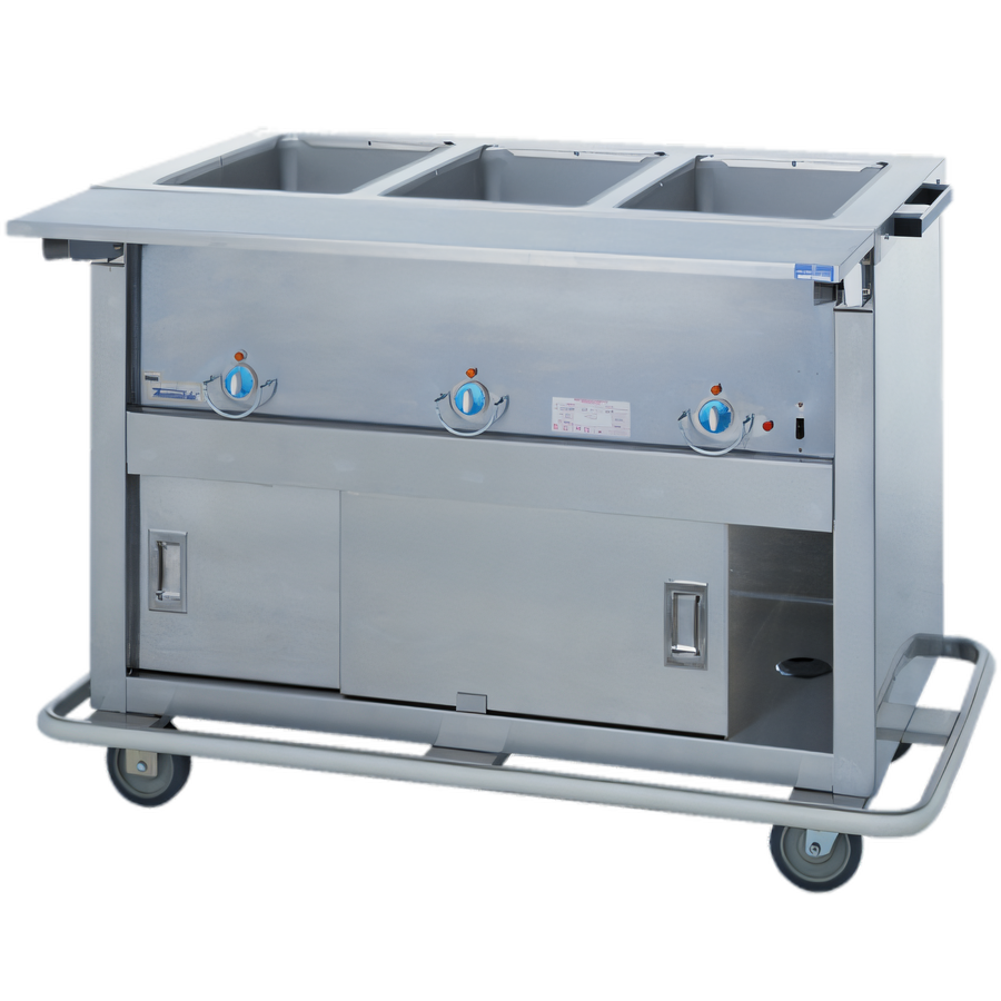 Product image #1 for Thurmaduke EP-3-CBSS 3-Well Portable Electric Steamtable with Stainless Steel Body