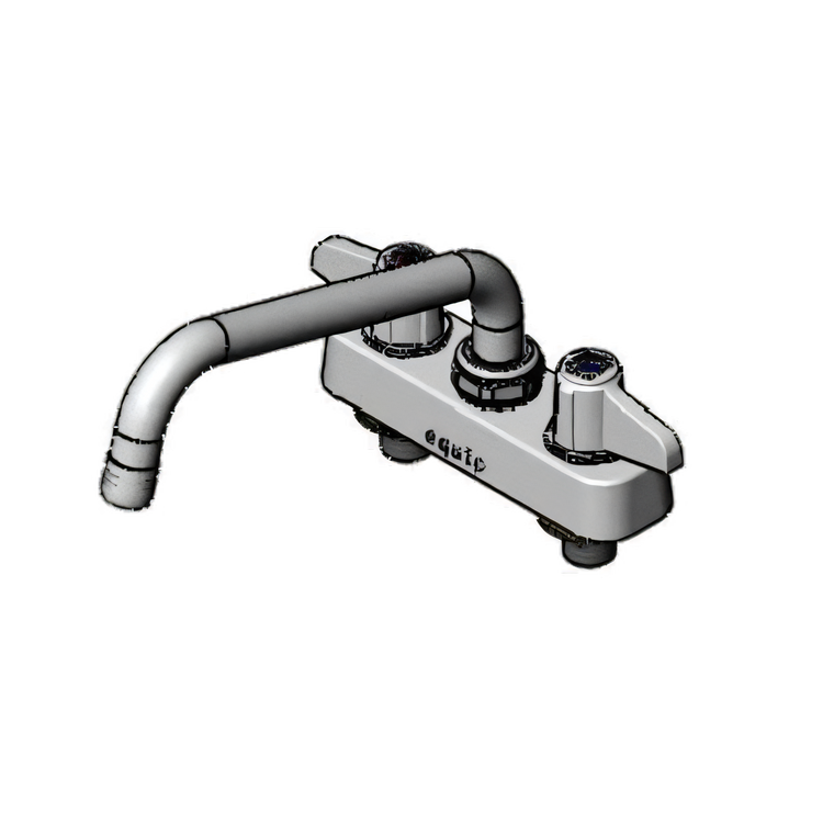 Product image #1 for equip 4" Centers Deck Mount Workboard Faucet with 8" Swing Nozzle