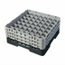 Thumbnail image #2 for Cambro Camrack® Full Size 49-Compartment Glass Rack with 3 Soft Gray Extenders, Black