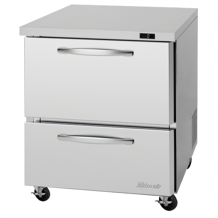 Product image #1 for Turbo Air PRO Series 1-Section 28-Inch Undercounter Drawer Freezer, 6.8 Cu. Ft., Stainless Steel, 115V