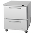 Thumbnail image #1 for Turbo Air PRO Series 1-Section 28-Inch Undercounter Drawer Freezer, 6.8 Cu. Ft., Stainless Steel, 115V