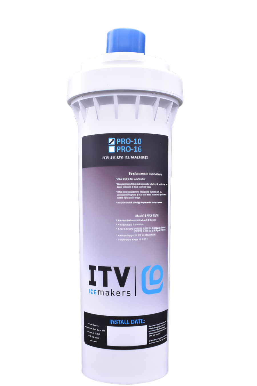 Product image #1 for ITV Ice Makers PRO-10 Water Filter Cartridges