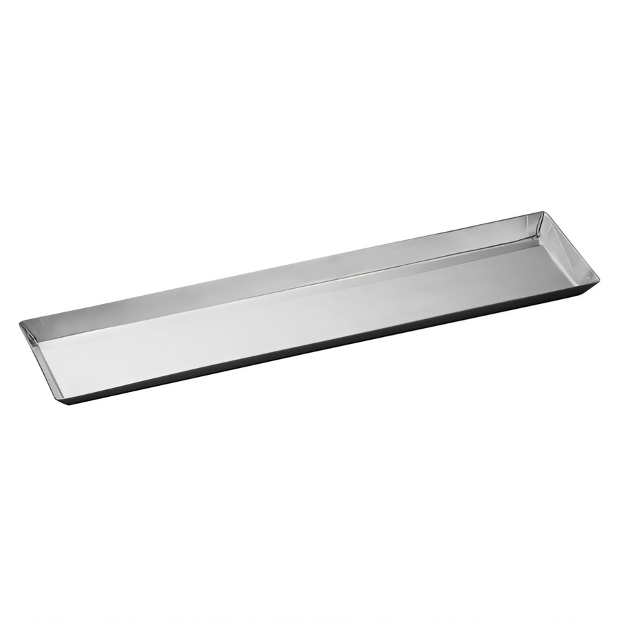 Product image #1 for Winco DDSI-101S Rectangular Long Stainless Steel Serving Tray, 14-1/8 x 3-1/2 Inches