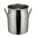 Thumbnail image #1 for Winco DDSD-103S Stainless Steel Mini Milk Can, 14 oz., 3-1/8 in. Diameter x 4 in. H, with Handles Case of 36