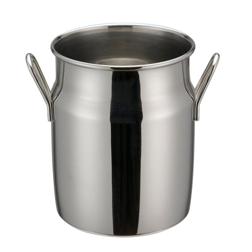 Product image #1 for Winco Stainless Steel Mini Milk Can, 14 oz., 3-1/8 Inch Dia. x 4 Inch H, With Handles