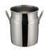 Thumbnail image #1 for Winco Stainless Steel Mini Milk Can, 14 oz., 3-1/8 Inch Dia. x 4 Inch H, With Handles