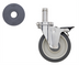 Thumbnail image #1 for Metro Super Erecta 5-Inch Cart-Washable Swivel Stem Caster with Brake, Polyurethane Wheel, 300 lb Capacity