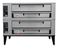 Marsal SD-866 Gas Single Deck Pizza Oven with Brick Deck, 8 x 18-Inch Pie Capacity, 44 x 66-Inch Baking Chamber