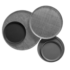 Thumbnail image #1 for Cambro Camtray® 900113 9-Inch Round Fiberglass Serving Tray, Limeade Case of 12