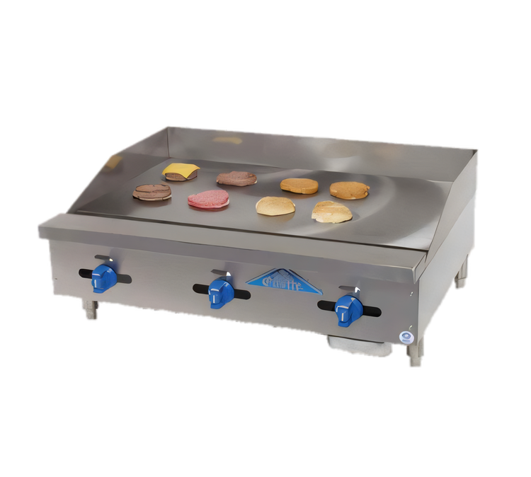 Product image #1 for Comstock-Castle Castle Series Countertop Gas Griddle with 72-Inch x 24-Inch Polished Steel Plate