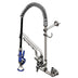 Thumbnail image #1 for T&S Brass EverSteel ULTRARINSE Stainless Steel 8-Inch Wall-Mount Pre-Rinse Faucet Assembly with 12-Inch Swing Nozzle