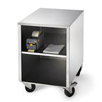 Thumbnail image #1 for Eurodib USA ATMOVAC 620703 Mobile Stainless Steel Equipment Stand for Tabletop Vacuum Machines, 4 Casters, 2 Braked