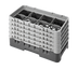 Thumbnail image #2 for Cambro Camrack Half-Size 8-Compartment Glass Rack with 5 Extenders, Cranberry