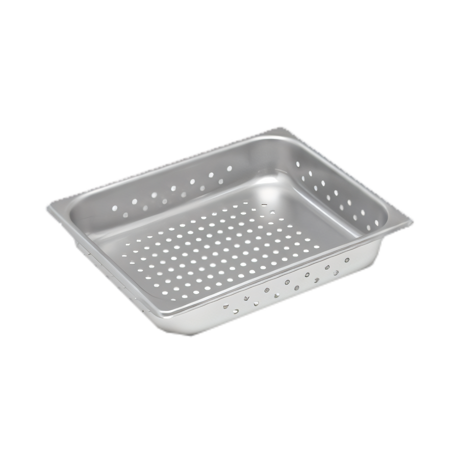 Product image #1 for Vollrath Super Pan V Perforated 1/2 Size Hotel Pan, 2-1/2-Inch Deep, 22 Gauge 300 Series Stainless Steel