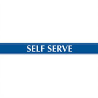 Beverage-Air Self-Serve Sign/Menu Accessory for MMR/MMF45 and MMR/MMF49