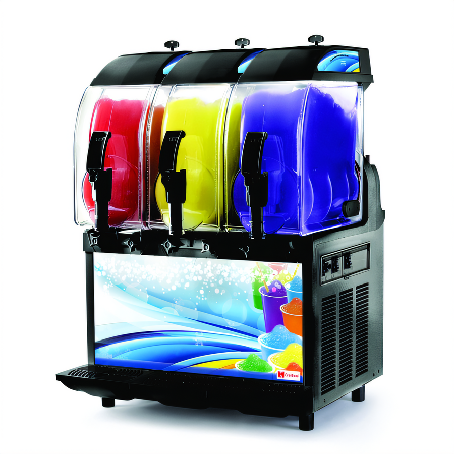 Product image #1 for Crathco I-PRO 3E Countertop Triple-Bowl Frozen Granita Dispenser with Light Panel