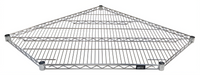 Quantum 36 Inch x 18 Inch 5-Sided Chrome-Plated Wire Shelf for 18-Inch Adjacent Units