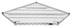 Thumbnail image #1 for Quantum 36 Inch x 18 Inch 5-Sided Chrome-Plated Wire Shelf for 18-Inch Adjacent Units