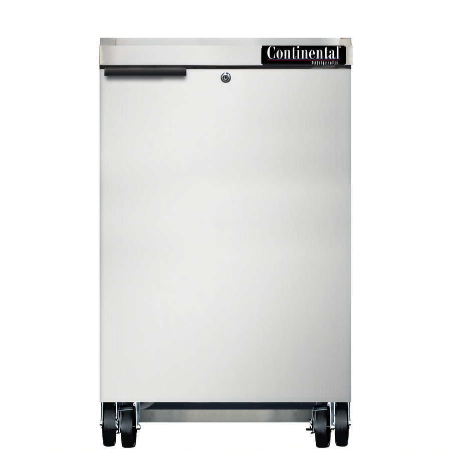 Product image #1 for Continental Refrigerator 24-Inch Single-Door Refrigerated Back Bar Cooler with Stainless Steel Top