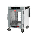 Thumbnail image #1 for Metro HotBlox™ HBCW8-DCPC-M Mobile 8-Pan Pass-Thru Insulated Holding Cabinet with Digital Touchscreen and Clear Doors
