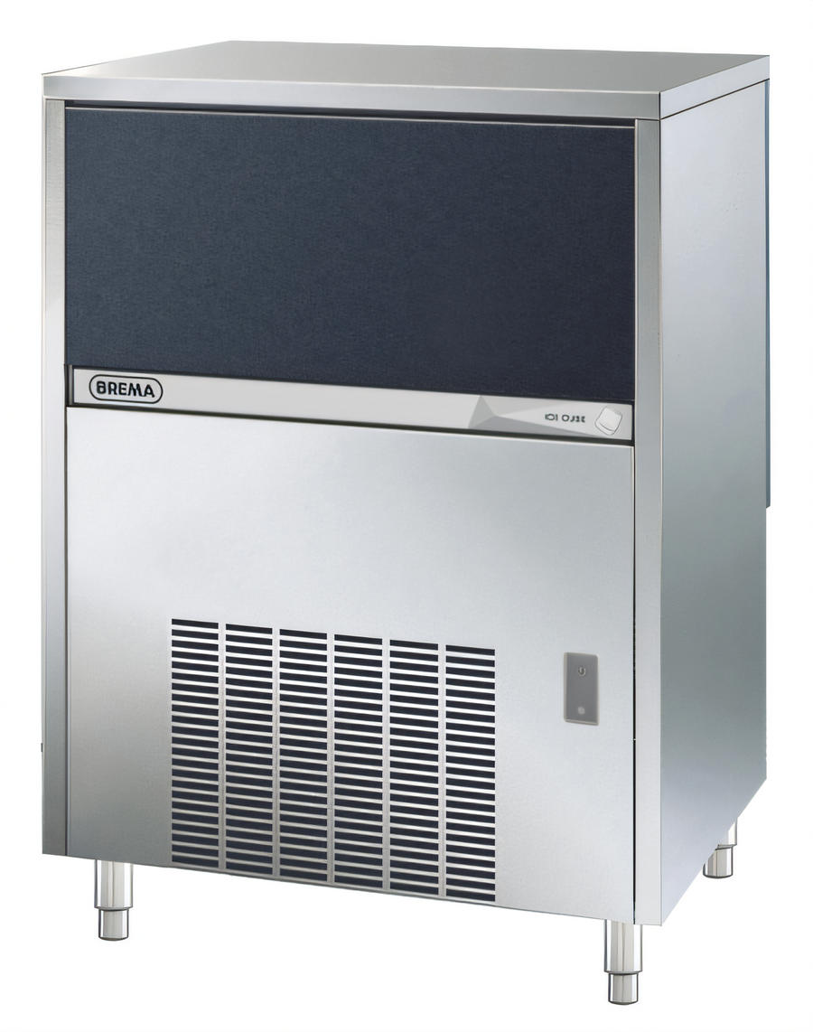 Product image #1 for Brema Undercounter Cube Ice Maker with 88 lb Storage Bin and AWS Self-Cleaning