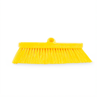 Sparta Flo-Thru Wall & Equipment Brush, 10-Inch, Yellow