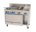 Thumbnail image #1 for Comstock-Castle 48 Inch Commercial Gas Range with 4 Open Burners, 12 Inch Griddle, 12 Inch Char-Broiler, Oven and Cabinet Base
