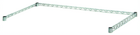 Quantum 3-Sided Wire Frame Shelf, 36 x 24 Inches, 304 Stainless Steel