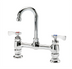 Thumbnail image #1 for Krowne Royal Series 8-Inch Center Raised Deck Mount Manual Faucet with 3-1/2-Inch Gooseneck Spout