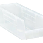 Thumbnail image #1 for Quantum QUS234CL Stack & Hang Clear Polypropylene Storage Bin, 5-1/2 x 14-3/4 x 5 Inch Case of 12