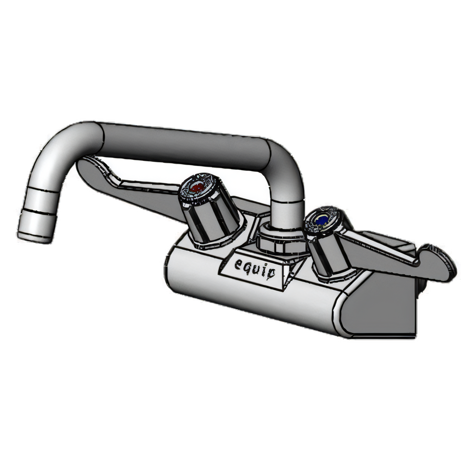 Product image #1 for equip 4-Inch Wall-Mount Mixing Faucet with 8-Inch Swing Nozzle and Wrist Action Handles