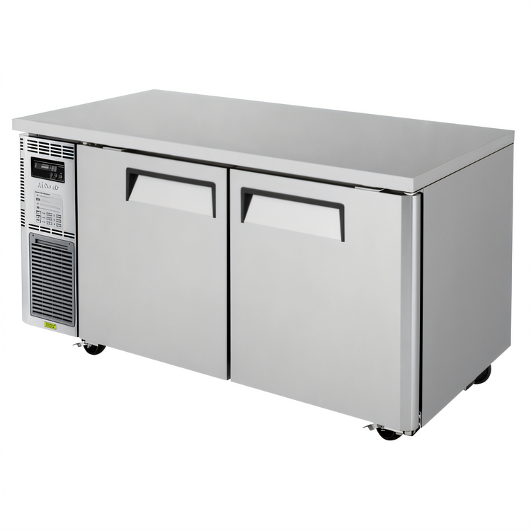 Product image #1 for Turbo Air J Series Side Mount Two-Section Undercounter Freezer, 59-Inch, 13.58 Cu. Ft.