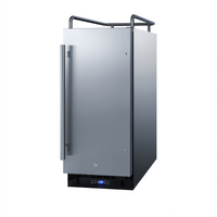 Summit Commercial 15-Inch Built-In/Freestanding Draft Beer Cooler Dispenser, Stainless Steel, 1/6 Keg Capacity