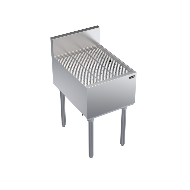 Product image #1 for Krowne Royal Series Freestanding Underbar Drainboard, 18 x 24 Inch, Stainless Steel