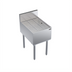 Thumbnail image #1 for Krowne Royal Series Freestanding Underbar Drainboard, 18 x 24 Inch, Stainless Steel