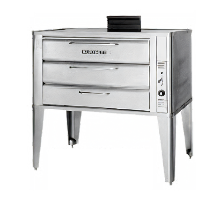 Product image #1 for Blodgett 981 DOUBLE Double-Section Gas Deck Oven with 42 x 32 Inch Deck Interior