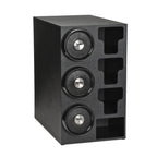 Thumbnail image #1 for Vollrath G58806 Cabinet-Style Cup, Lid & Straw Dispenser with 3 Cup Dispensers, Black ABS Plastic, 3 High x 2 Wide
