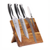 Thumbnail image #1 for Mercer Culinary Millennia 5-Piece Magnetic Board Knife Set with Acacia Board