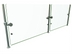 Thumbnail image #1 for Hatco Flav-R-Shield ORBIT100-72 Single-Sided Full-Service Pass-Over Food Shield, 72 Inch, 2-Bay