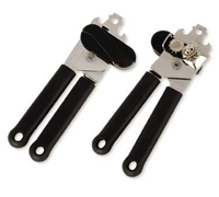 Crestware Manual Stainless Steel Can Opener, Clam Pack Display