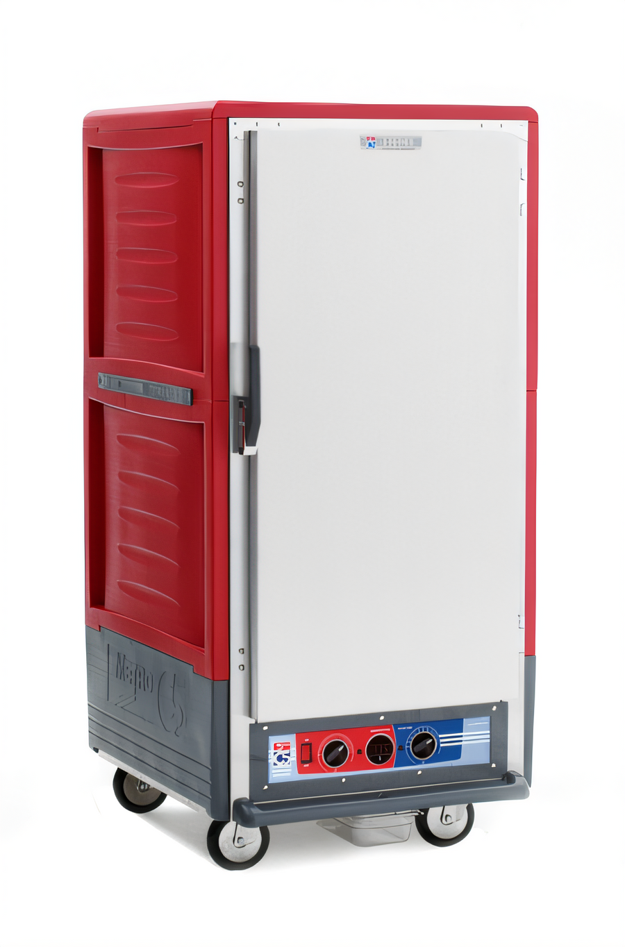 Product image #1 for Metro C5 3 Series 3/4-Height Moisture Heated Holding and Proofing Cabinet with Red Insulation Armour and Universal Slides