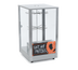 Thumbnail image #1 for Nemco Revolving Countertop Pretzel Merchandiser with Tempered Glass and Illuminated Interior