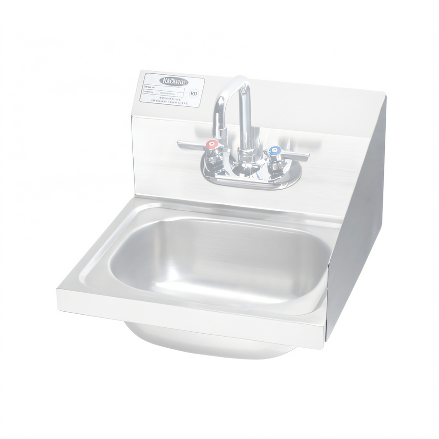 Product image #1 for Krowne 15 Inch Right Side Splash Guard for Hand Sinks