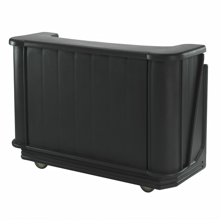 Product image #1 for Cambro CamBar Economy System Portable Bar with 80 lb Ice Sink and Speed Rail, Black