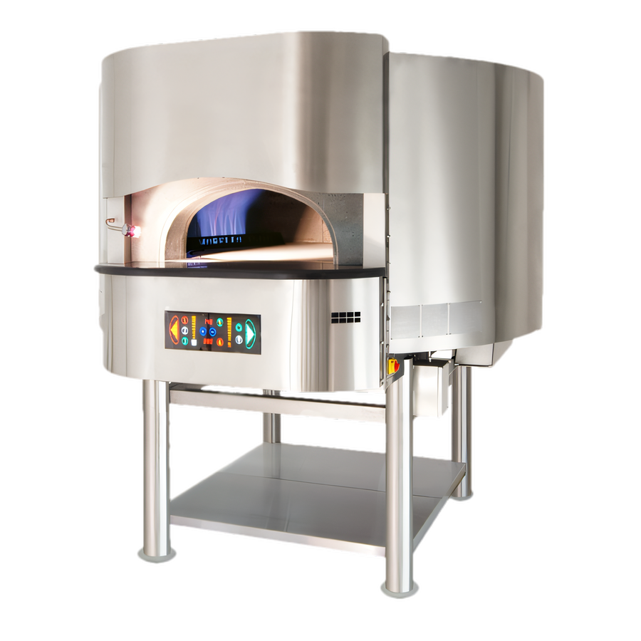 Product image #1 for Morello Forni FGR110-ST Gas Rotary Pizza Oven, 43-Inch Cooking Diameter
