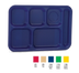 Thumbnail image #1 for Vollrath Traex Rectangular Left-Hand School Compartment Tray, Red, Polypropylene, 13-3/4 x 9-3/4 Inches