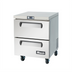 Thumbnail image #1 for Migali Competitor Series 27-Inch Undercounter Worktop Freezer with 2 Drawers, 6.5 Cu. Ft., Stainless Steel