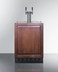 Thumbnail image #1 for Summit Commercial 24-Inch Dual-Tap Panel-Ready Cold Brew Coffee Kegerator, 5.3 Cu. Ft.